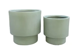 Vazonas Domoletti LT14766-2S, keramika/molis, Ø 30 cm, žalias kaina