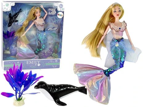 Lėlė su priedais Lean Toys Emily, 35 cm
