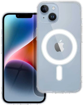 Dėklas Oem Clear Mag Cover case compatible with MagSafe for IPHONE 14