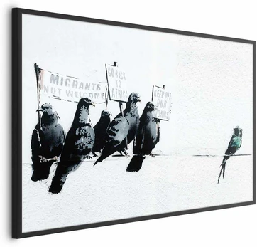 Artgeist Plakatas - Xenophobic Pigeons