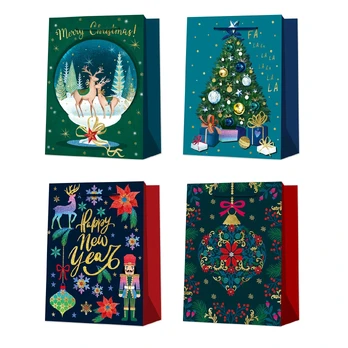 Gift bag XMAS WISH XS, 14x18x8cm, mix