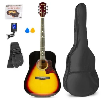 Akustinės gitaros rinkinys Sunburst MAX SoloJam