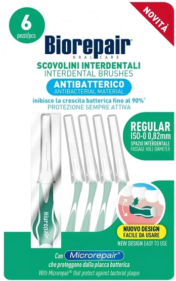 Dantų šepetėlis BlanX Biorepair curved pick regular 0,82mm