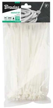 Bradas OPASKA PLASTIK BALTA 8,8x550/100szt...