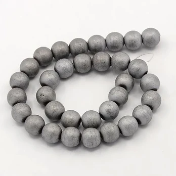 Sintetinio Hematito karoliukų gija 8 mm