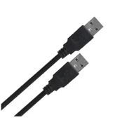 Lanberg CA-USBA-20CU-0010-BK USB kabelis 1m 2.0 USB A Juoda kaina