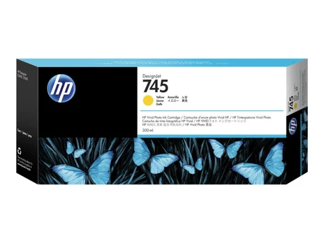 HP 745 300-ml Yellow Ink Cartridge | F9K02A
