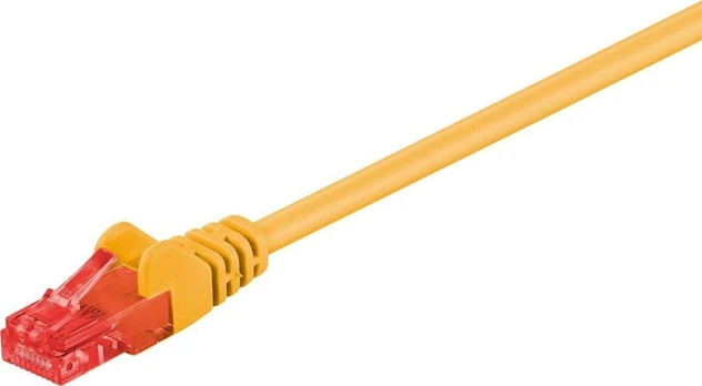 Goobay Patch kabelis U/UTP cat.6 CCA geltonas 20m 68403