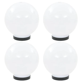 LED lempos, rutulio formos, 4vnt., sferinės, 20cm, PMMA