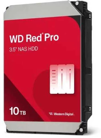 HDD WESTERN DIGITAL Raudona Pro 10TB 512 MB 7200 rpm 3,5" WD103KFBX