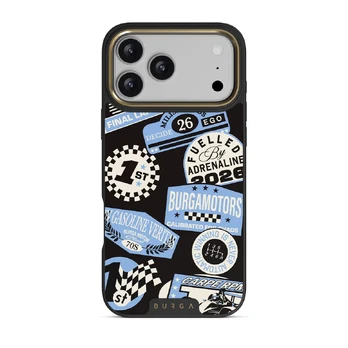 Finish Line - iPhone 17 Pro Max Case, Elite Dark (MagSafe) / Gold