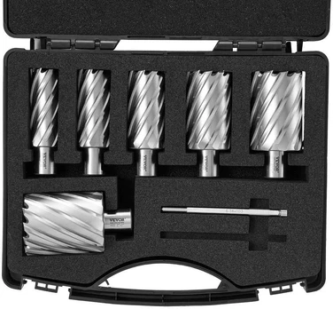 Gręžimo karūnų rinkinys su magnetiniu gręžimo stovu