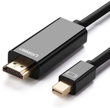 Kabelis Ugreen Mini DP Male to HDMI Cable 4K 1.5m Black