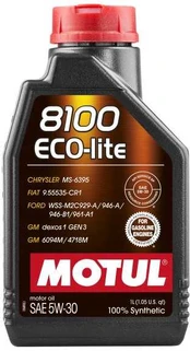 Variklio alyva Motul 8100 ECO-LITE 5W30, 1L