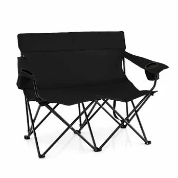 Bonideco Select Sulankstomas suolas 132x66x96cm., juodos spalvos