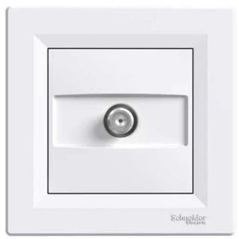 Schneider Electric ASFORA SAT 4dB perėjimo antenos lizdas baltas - EPH3700221