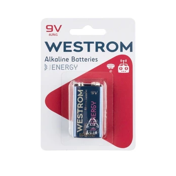 Elementai WESTROM, 9V, 6LR61, 1 vnt.