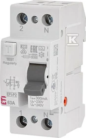 ETI EFI-P2 A 63/0.3 DIFFERENCINĖS SROVĖS JUNGIKLIS