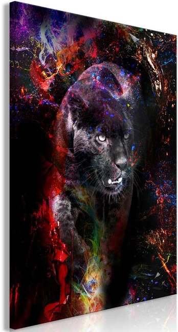 Artgeist Paveikslas - Juodas Jaguar (1 Part) Vertical