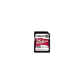 Kingston SDXC Canvas React Plus 256GB 300R/260W UHS-II U3 kaina