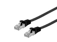Equip Įrengti Patchkabel Cat6A U/FTP 2xRJ45 1,00 m schwarzFlachLSZH
