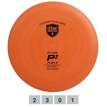 Diskgolfo diskas Putter P-LINE FLEX P2 Orange