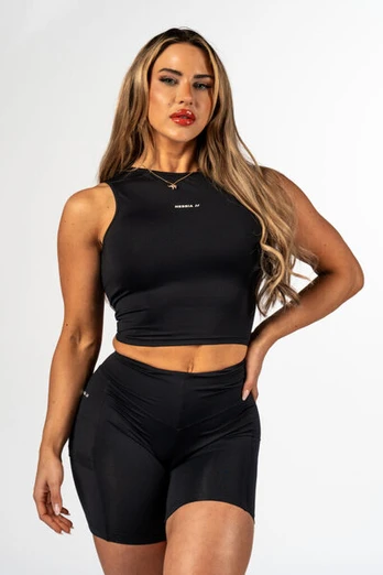 NEBBIA Cropped Tank Top Confidence palaidinė, S