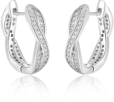 Beneto Round sidabrinis earrings AGU1201