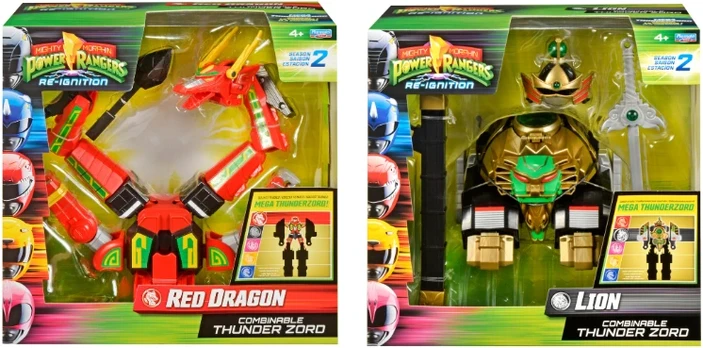 Power Rangers - Deluxe Combinable Thunderzord Assorted (PWR68620CO)