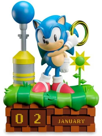 ERIK Sonic the Hedgehog 3D perpetual calendar