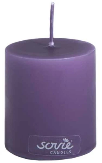 Baekkelund by Mank A/S Bloklys aubergine, 5x6 cm