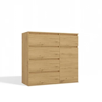 Komoda 1D5S, artisan oak, 93 cm x 40 cm x 100 cm