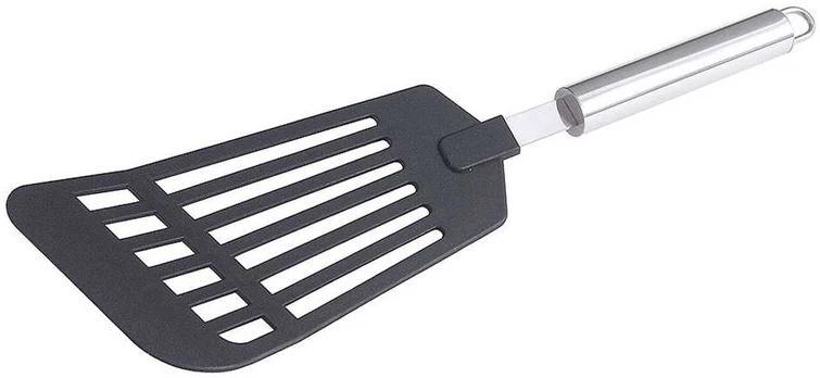 Spatula, 32 cm, perforated, coated