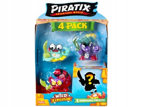Magicbox PIRATIX Wild Kingdom figūrėlių rinkinys, 4 vnt.