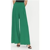 Simona Corsellini Palazzo kelnės P25CPPA01001 Žalia Wide Leg