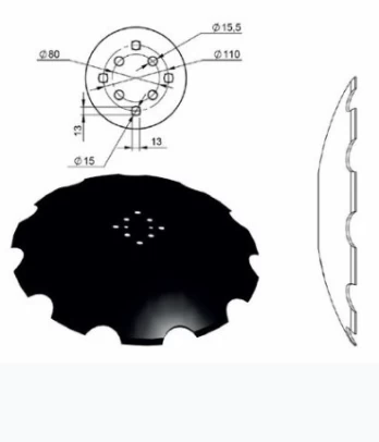 Diskas TCS-DIS-503 Crenellated 610mm