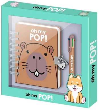Karactermania Oh My Pop! Capibara Diary + pen