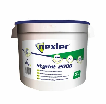 Bituminė mastika Nexler STYRBIT 2000,, 5 kg, juoda