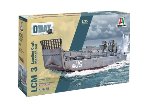 Italeri - LCM 3 (Landing Craft Mechanized) D-Day 80th Anniversary, 1/35, 6755