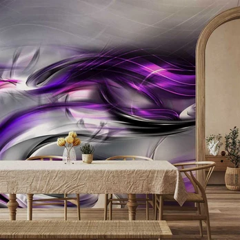 Artgeist Fototapetas - Violetinė Swirls