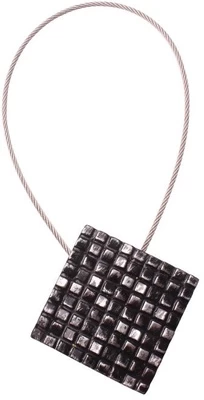 Užuolaidų aksesuaras Splendid Tie-Back 88, sidabro/juoda