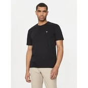 Guess Marškinėliai M4YI0A KCCM1 Juoda Regular Fit