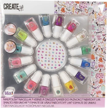 Create It! - Nail Polish Set Mermaid 16 Bottles (84515BV1)