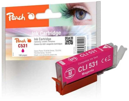 Peach Tusz Canon CLI-531 6121B002 magenta kompatybilny