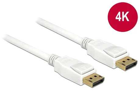 Kabelis Delock DisplayPort – DisplayPort 5m balta (84879)