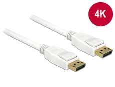 Kabelis Delock DisplayPort – DisplayPort 5m balta (84879) kaina
