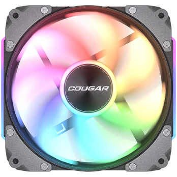 Wentylator Cougar COUGAR Apolar 120 ARGB (single pack) / Elite Universal Modular Fan / Juodas