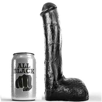 ALL BLACK - Realistiškas analinis dildo 23 cm