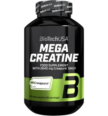 BioTech Mega Creatine, 120 caps