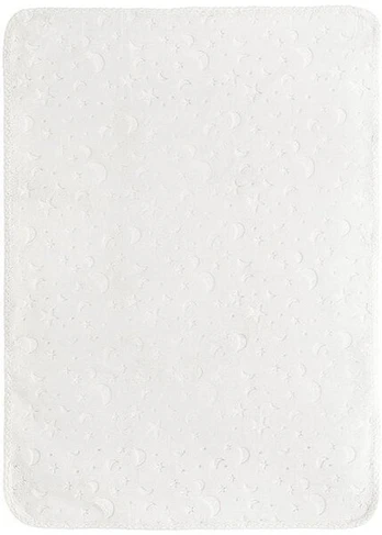 Kūdikio antklodė Lorelli balta 80x110 cm